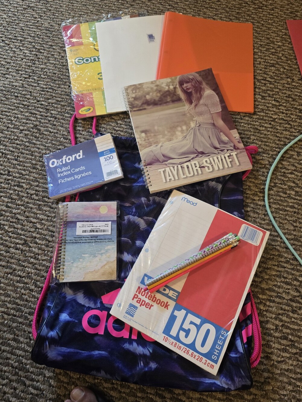 Backvto School Taylor Swift Spiral Notebook - Purple Accent Book Bag Everything